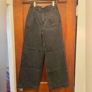 Madewell Black Wide Leg Jeans